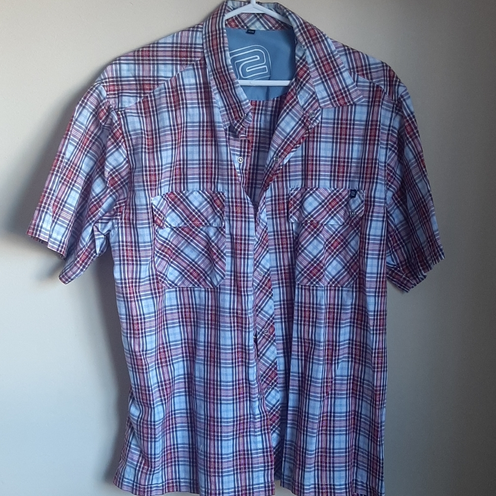 Randy River Plaid Shirt - Medium